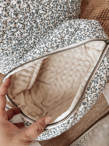 Quilted Toiletry Bag - 2 sizes Available