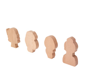 Wooden Characters - Princesses