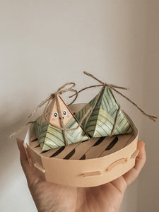 Dumpling Festival Crafts - Make-Your-Own Dumpling Origami Craft Set
