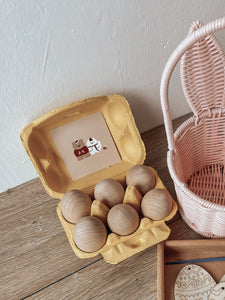 Wooden Eggs Painting Kit