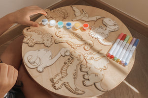 *Back-in-Stock* - Dinosaur Wood-Painting DIY Kit