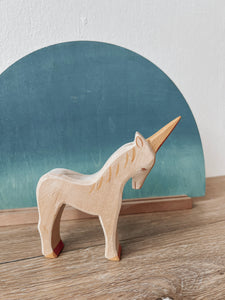 Wooden Toy Figurine - Unicorn