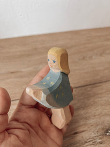 Wooden Toy Figurine - Wishing Girl