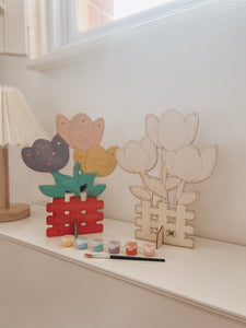 Tulips Bouquet Flower Stand Painting Kit