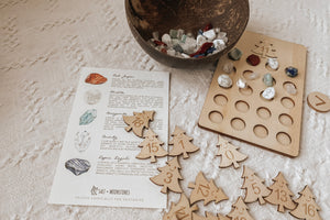 Wood & Crystals Counting Set - In Collaboration with Salt & Moon Stones