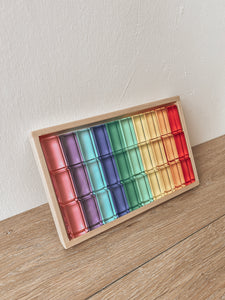 Rainbow Acrylic Long Blocks