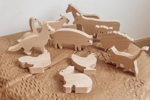 Wooden Farm Animals Set - With Party Packs Option