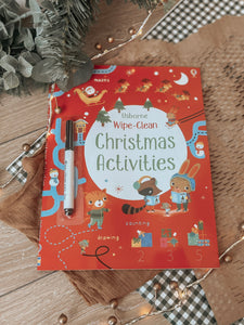 Wipe-Clean Christmas Activities Book