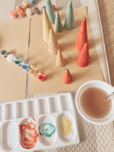 Rainbow Cone Forest Painting Kit