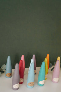 Ninja Peg Dolls Set - Pastel Crayons