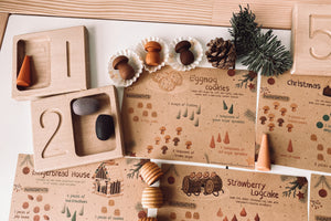 Loose Parts Recipe Cards - Christmas Delights