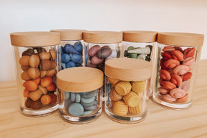Loose Parts Organisational Acrylic Storage Jars